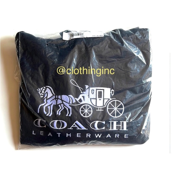 Black Coach Hoodie w/String, New in Package - Picture 4 of 4